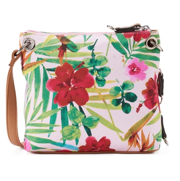 Rosetti Mini Crossbody Bag Fantasy Island Tropical Floral Demi Purse NWT - Picture 2 of 5